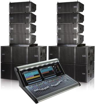 Wouww levert RCF/DBtechnologies ook line array HDL20 bijv