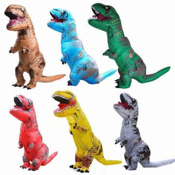 Mega T-rex Dino Dinosaurus Pak Kostuum Opblaasbaar 6 Kleuren