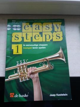 muziekboek easy steps 1 voor de trompet + schoonmaakset