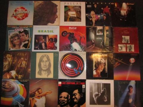 Partij met 80 LP's Pop Rock Jazz Soul verzameling vinyl