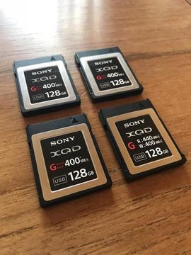 Sony XQD 128gb memory card G-series