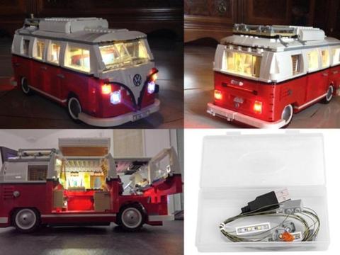 Verlichting LEGO 10220 VW T1 camper licht LED set met usb