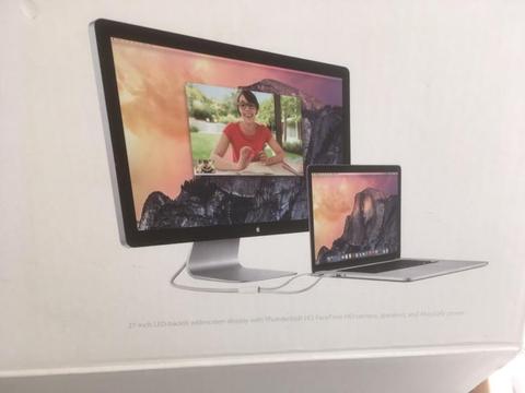 Mac mini +Thunderbolt scherm 27' + toetsenbord te koop