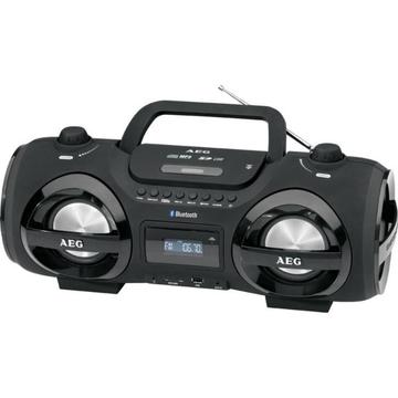 AEG Gettoblaster stereo radio zwart SR 4359 BT (Boomboxen)