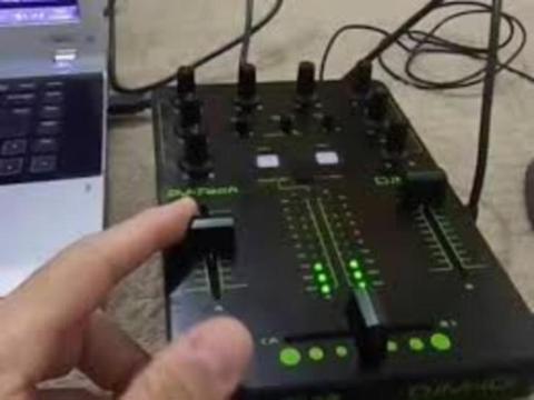 dj tech mini-usb controller djm-101 2 kanaals