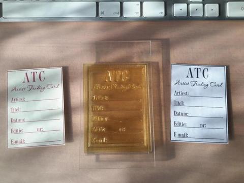 ATC (Artist Trading Card) stempel