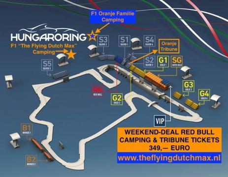 F1 Oranjecamping in Hongarije Max Verstappen