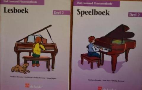 Piano-Hal leonard pianomethode lesboek 2 + speelboek 2