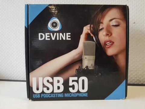 Devine || USB 50 || USB podcasting || microfoon || Nieuw