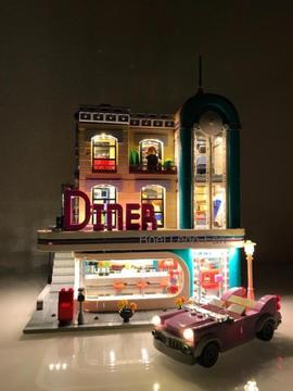 Lego 10260 DownTown Diner verlichting LED verlichtingsset