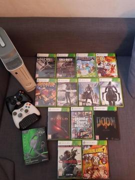 Gebruikte Xbox 360 + spellen + accessoires