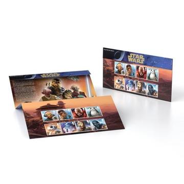 Star Wars - Acht postzegels - Last Jedi Presentation Pack