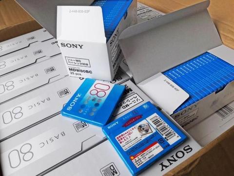 Sony Basic MiniDisc - MD (80M) geseald/nieuw