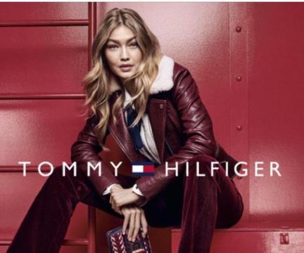 Nieuw, ongedragen Gigi Hadid x Tommy Hilfiger Leather Jacket