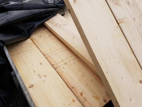 20 steigerhout planken 40x250 mm + 20 balkjes