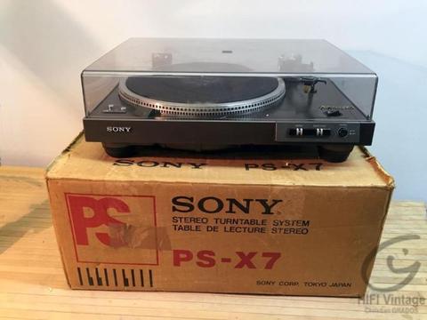 GEZOCHT SONY PS-X7 Platenspeler GEZOCHT