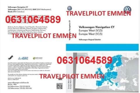 RNS510 810 West Europa 2018 v.15 DVD voor Seat, Skoda, VW