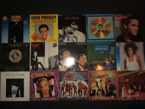 35 LP's partij vinyl verzameling Pop Rock Lps elpees platen