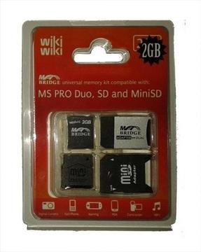 Memory Stick 2 GB + Pro Duo Adapter (Sony PSP)