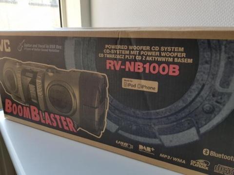 JVC RV-NB100B Boomblaster Nieuw!!