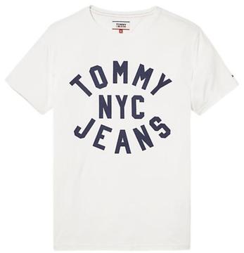 Tommy Hilfiger T-shirt Wit Met Logo Print