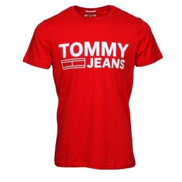 Tommy Hilfiger T-shirt Ronde Hals Rood