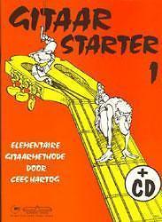 Bladmuziek Gitaar Gitaarstarter Gitaarboek voor Beginners+CD