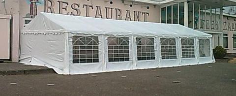Classic Plus Partytent PVC 6x12x2 mtr in Wit (6x12 meter)