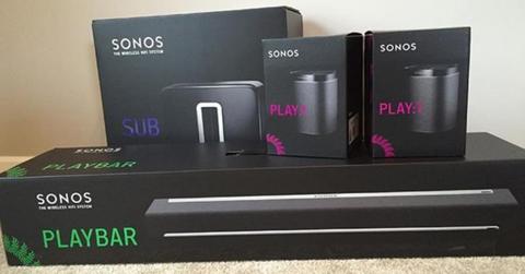 Sonos 5.1 set incl Soundbar, 2 Speakers en Subwoofer (Nieuw)