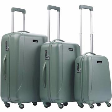 CarryOn Skyhopper Kofferset Olive Set 3 Koffers met TSA slot