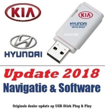 KIA / HYUNDAI Navigatie - Software UPDATE 2018 USB-Stick