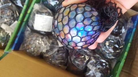 Squishy LED smesh ballen SUPER HANDEL voor markten/winkels