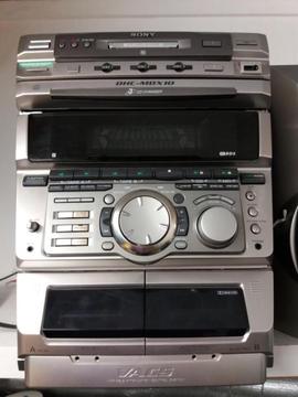 Sony DHC-MDX10 stereo toren minidisc en 3 cd wisselaar