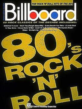 Piano-gitaar-Billboard Top Rock 'n' Roll Hits 80's-MOOI