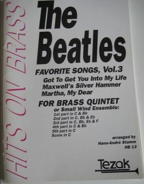 The Beatles favorite Songs vol.3: for brass quintet
