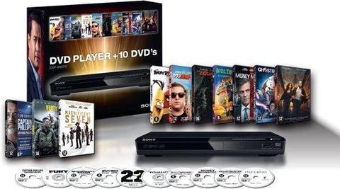 Sony DVP-SR370 - DVD speler met Scart en USB - Incl. 10 f