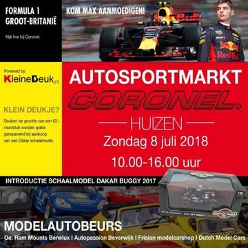 Modelautobeurs Coronel Huizen gratis entree