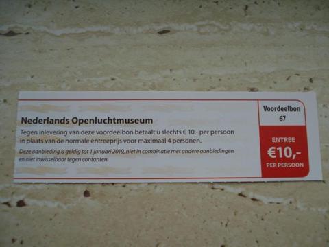 Entree maar €10 openluchtmuseum openlucht museum veel bonnen