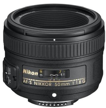 Refurbished: Nikon AF-S Nikkor 50 mm F 1.8 G 58 mm filter
