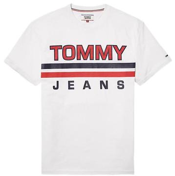 Tommy Hilfiger T-shirt Regular Fit Wit Met 25% Korting!