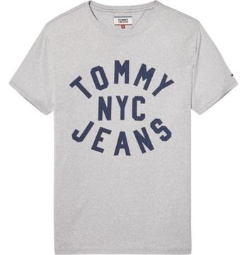 Tommy Hilfiger T-shirt Grijs Met Logo Print -25%