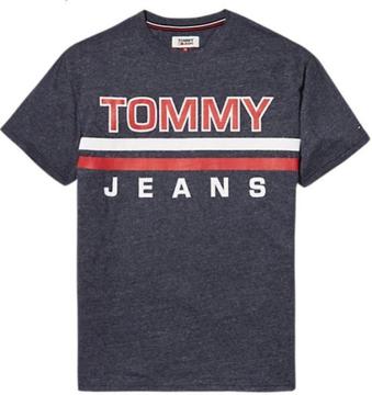 Tommy Hilfiger T-shirt Navy Regular Fit Met 25% Korting!