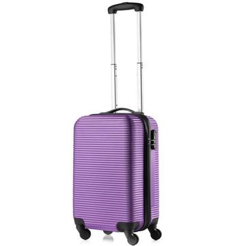 Travelz horizon abs handbagage koffer 35l paars
