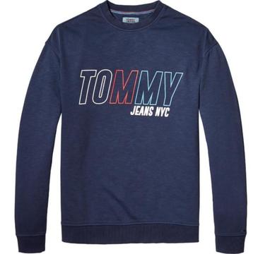 Tommy Hilfiger Sweater Navy Met 50% Korting!