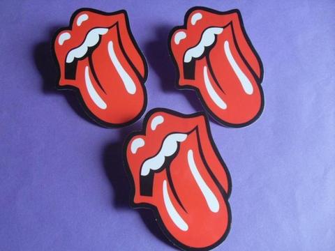 The Rolling Stones <> Drie nieuwe stickers (Tong)
