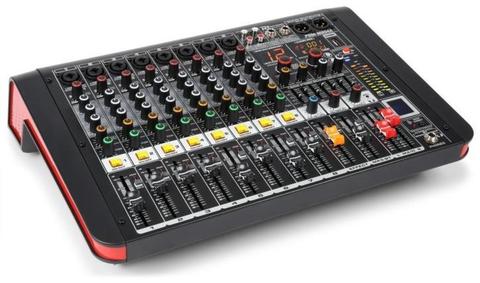 Power Dynamics PDM-M804A 8 kanaals muziek mixer / versterker