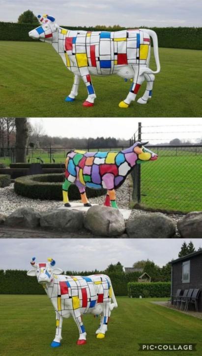 Kunstkoe koeien tuinbeeld kunstwerk geen cow parade