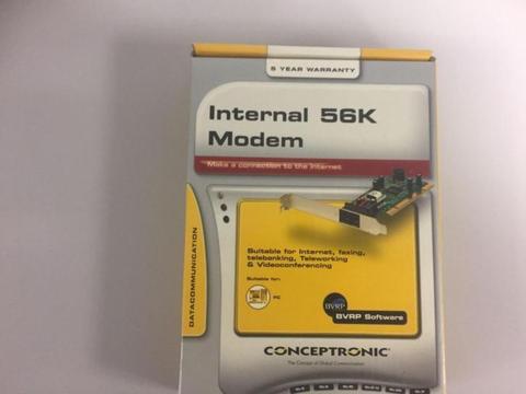 Intern Fax Modem 56K Conceptronic - 2 stuks