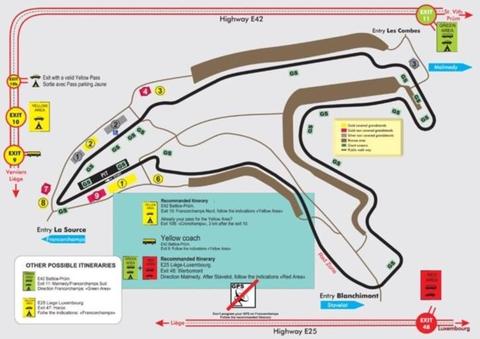 F1 weekendkaarten Spa incl. campingplek + parkeerkaart