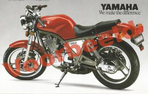 Yamaha SRX600 SRX 600 SRX6 SRX 6 Brochure